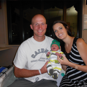 placenta previa | CU Rocky Mountain OB-GYN | Adam and Amy with newborn son