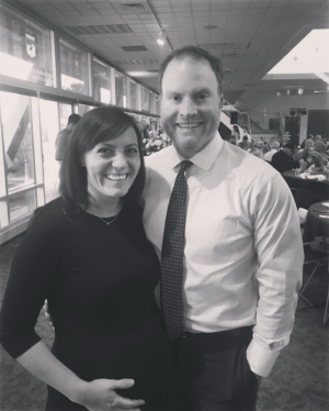 pregnancy story | husband Chris and pregnant wife Kate | CU Rocky Mountain OB-GYN